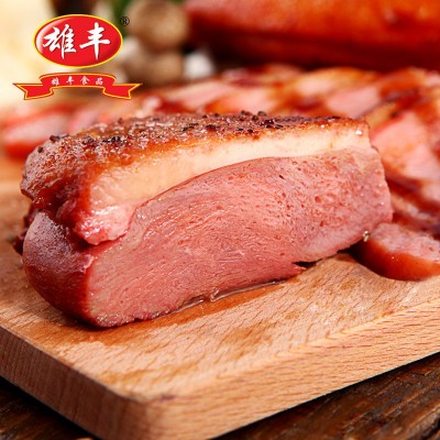 雄丰冷冻食品烟熏鸭胸肉180g*10包鸭胸酒店快餐厅鸭脯肉 餐饮批发图3