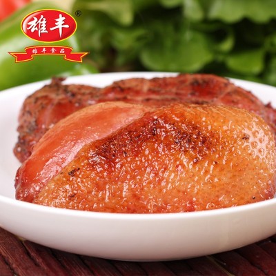 雄丰冷冻食品烟熏鸭胸肉180g*10包鸭胸酒店快餐厅鸭脯肉 餐饮批发图2