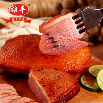雄丰冷冻食品烟熏鸭胸肉180g*10包鸭胸酒店快餐厅鸭脯肉 餐饮批发图4