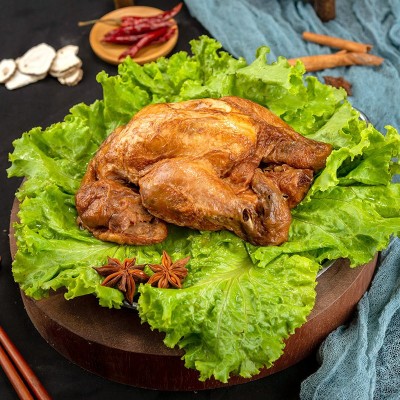 德州老字号600克整只扒鸡宝吉鼎麻油鸡烧鸡山东特产熟食即食图4