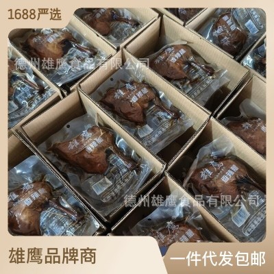雄鹰150克大鸭腿酱卤香辣麻辣卤味鸭边腿肉类零食休闲食品批发箱图2