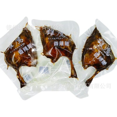 雄鹰150克大鸭腿酱卤香辣麻辣卤味鸭边腿肉类零食休闲食品批发箱图5