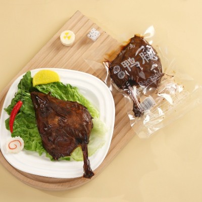 雄鹰150克大鸭腿酱卤香辣麻辣卤味鸭边腿肉类零食休闲食品批发箱图6