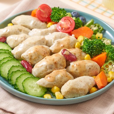 批发低脂鸡肉球高蛋白健身代餐轻食鸡肉丸子火锅食材抖快代发图2